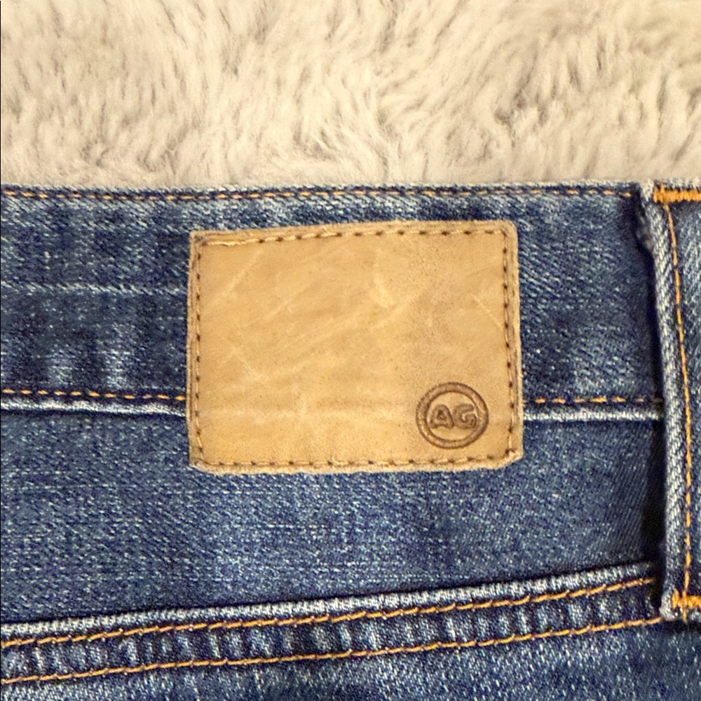 AG Adriano Goldschmied Beau Slouchy Skinny High Rise Jeans Dark Wash 30 - Picture 13 of 13